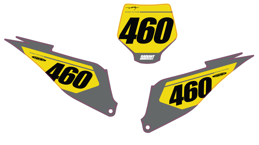 Number Plates SV - FACTORY GREY V1