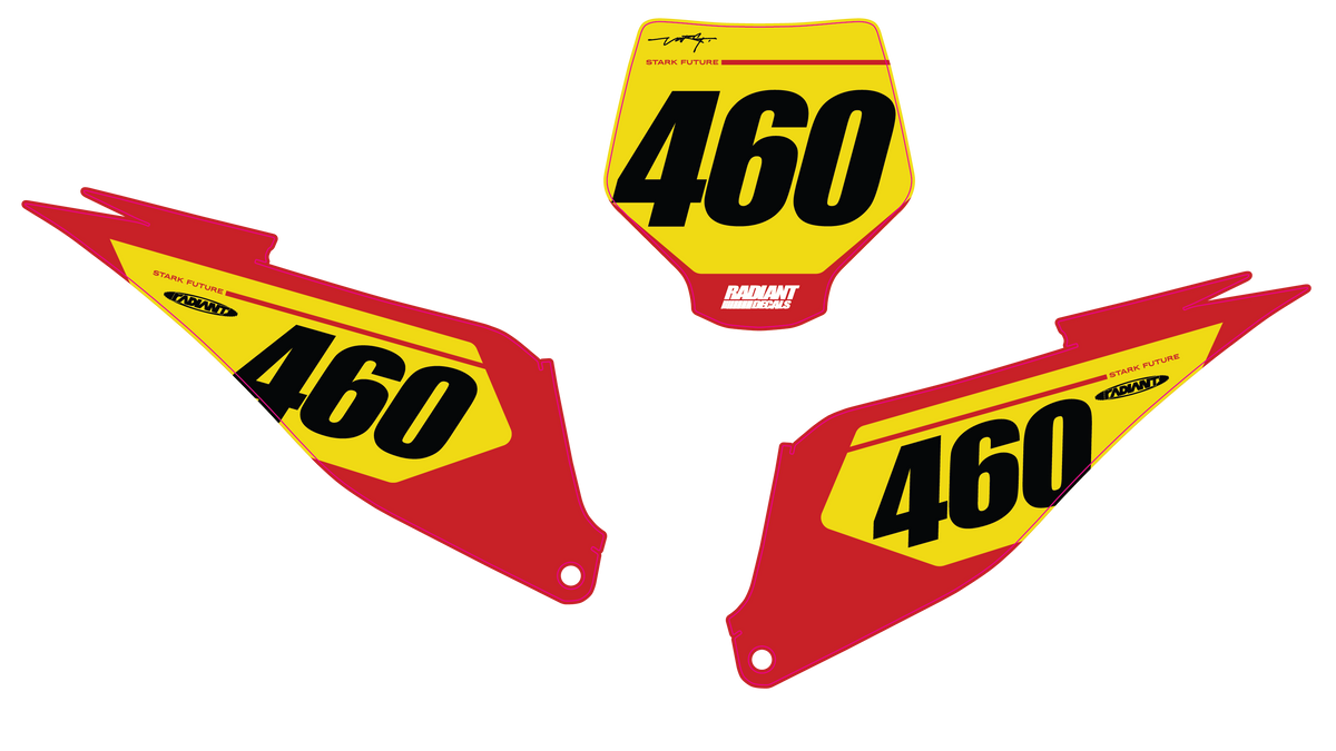 Number Plates SV - FACTORY RED V1