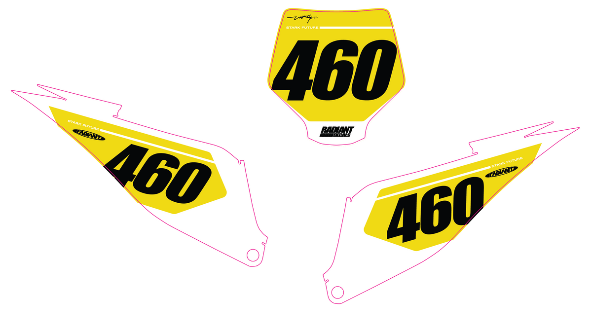Number Plates SV - FACTORY WHITE V1
