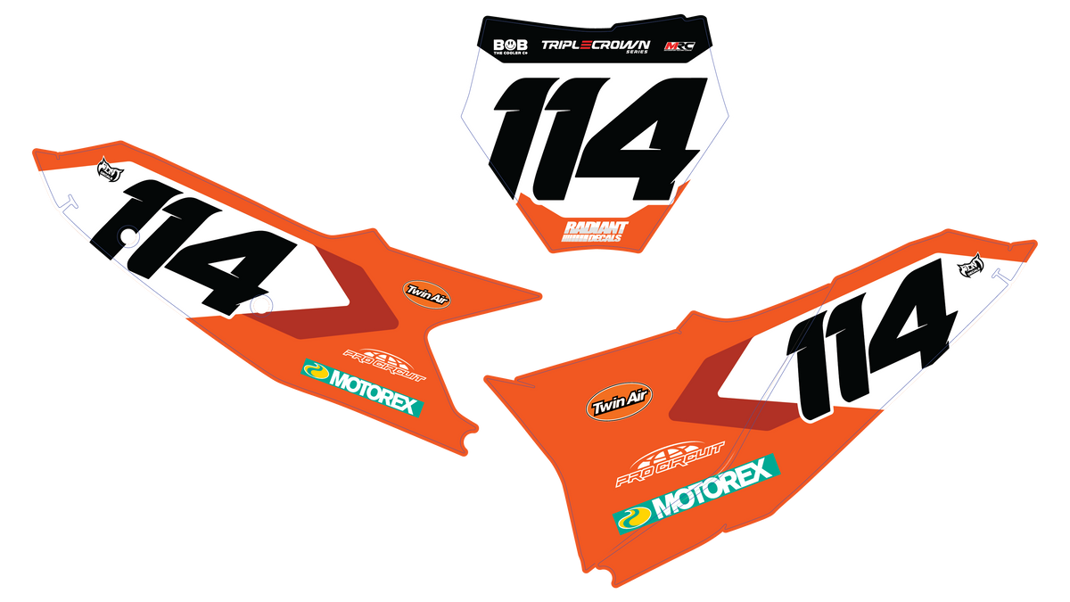 Number Plates SXF - OEM V1