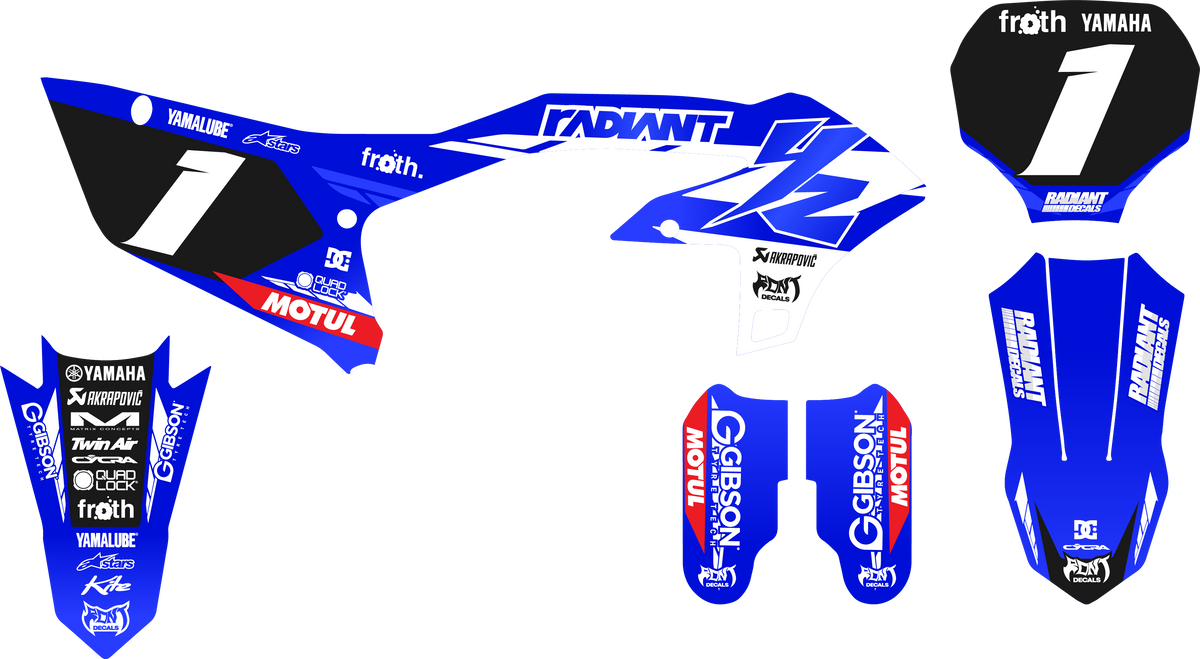 Semi Custom YZ - Blue Velocity